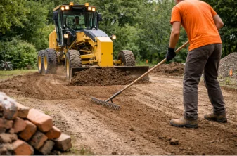 Light grading and excavation services